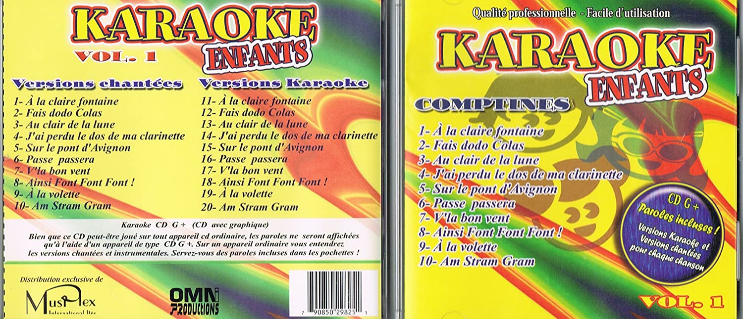 Karaoke Enfants Vol.1 [Audio CD] Karaoke